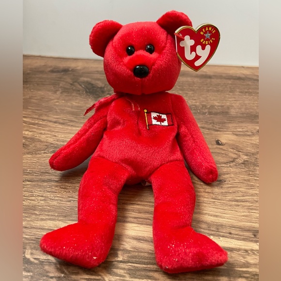 Authentic TY Beanie Babies Pierre the Canadian Bear, 2001. NWT. - Picture 1 of 3